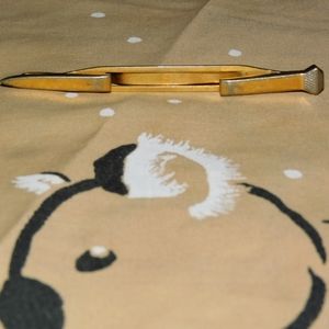 Swank gold metal pointed tie clip- vintage #135